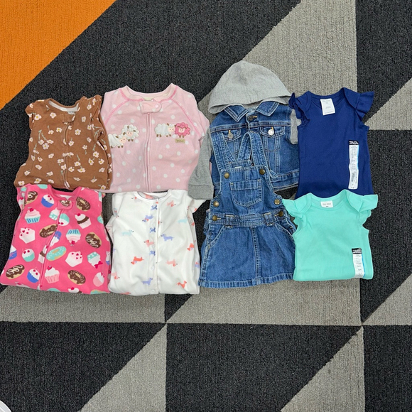 Lot of 8 assorted baby girl 6 month bundle some NWT - Picture 11 of 11